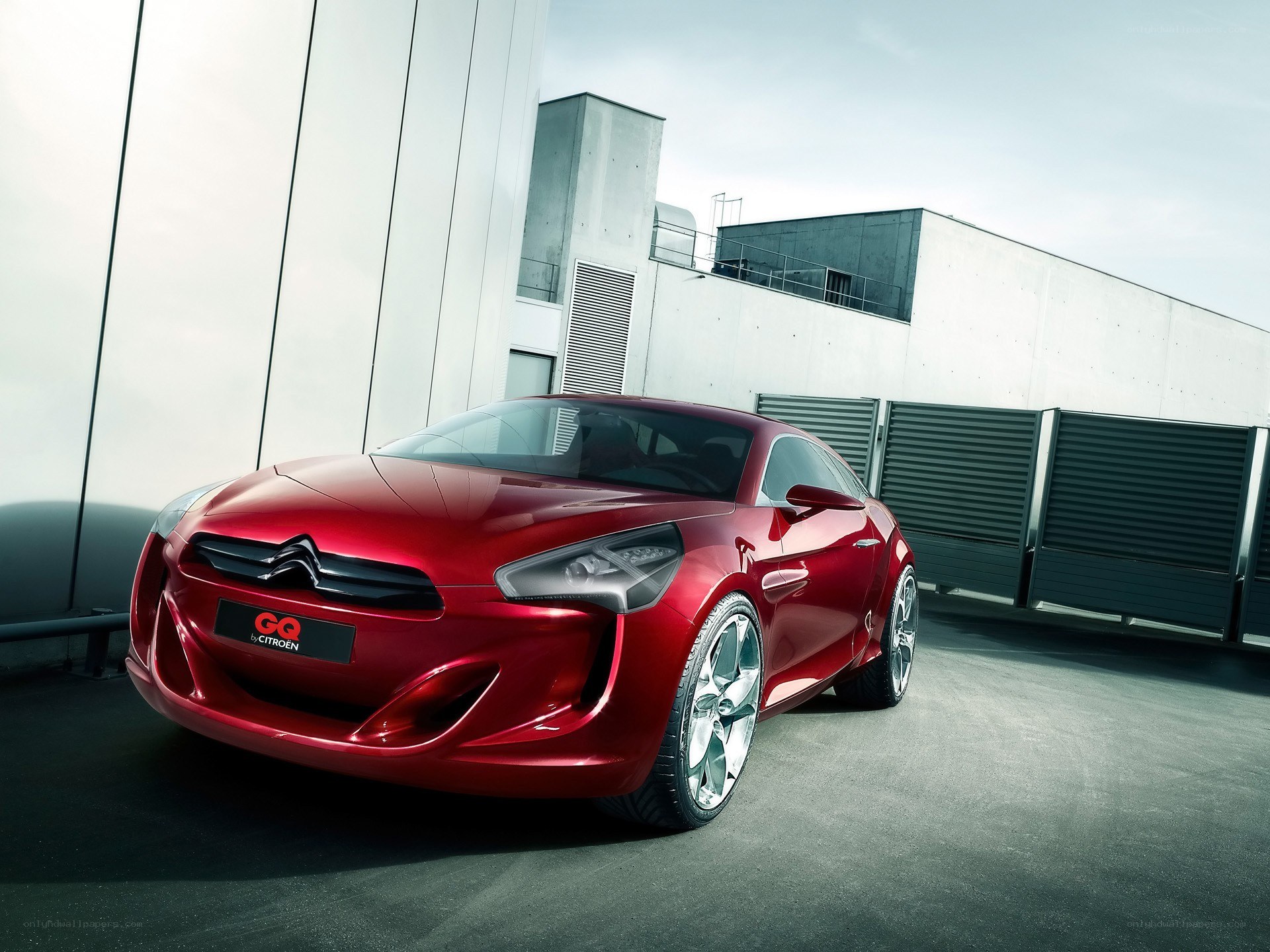 Red Citroën concept car