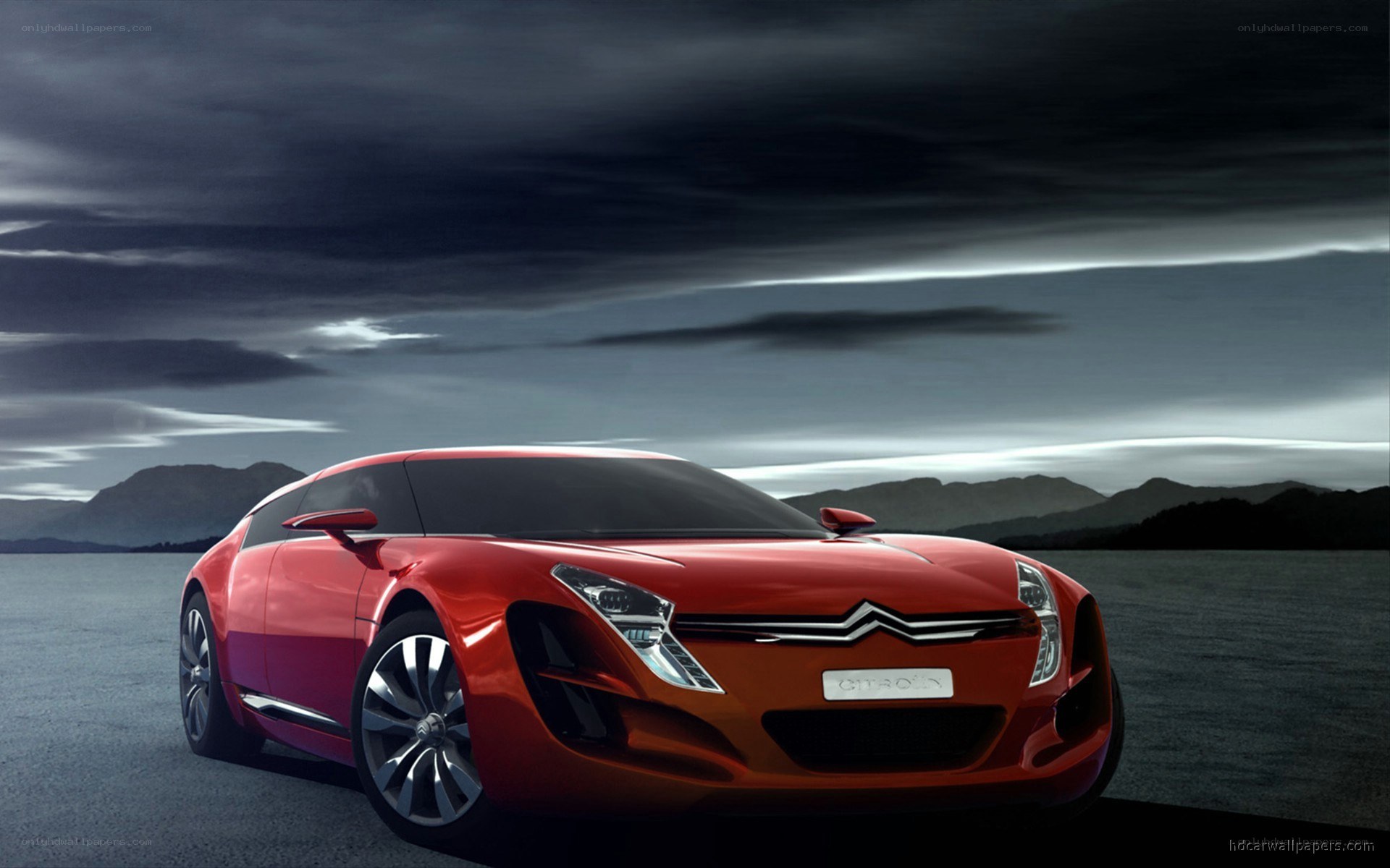 Red Citroën concept car