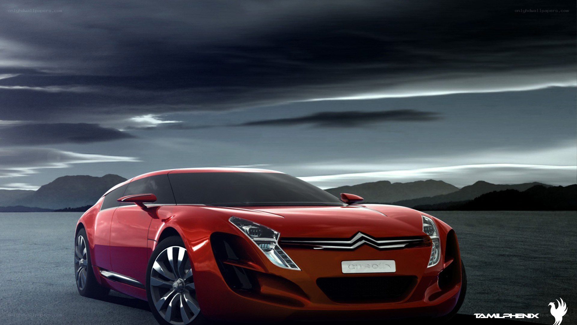 Red Citroën concept car