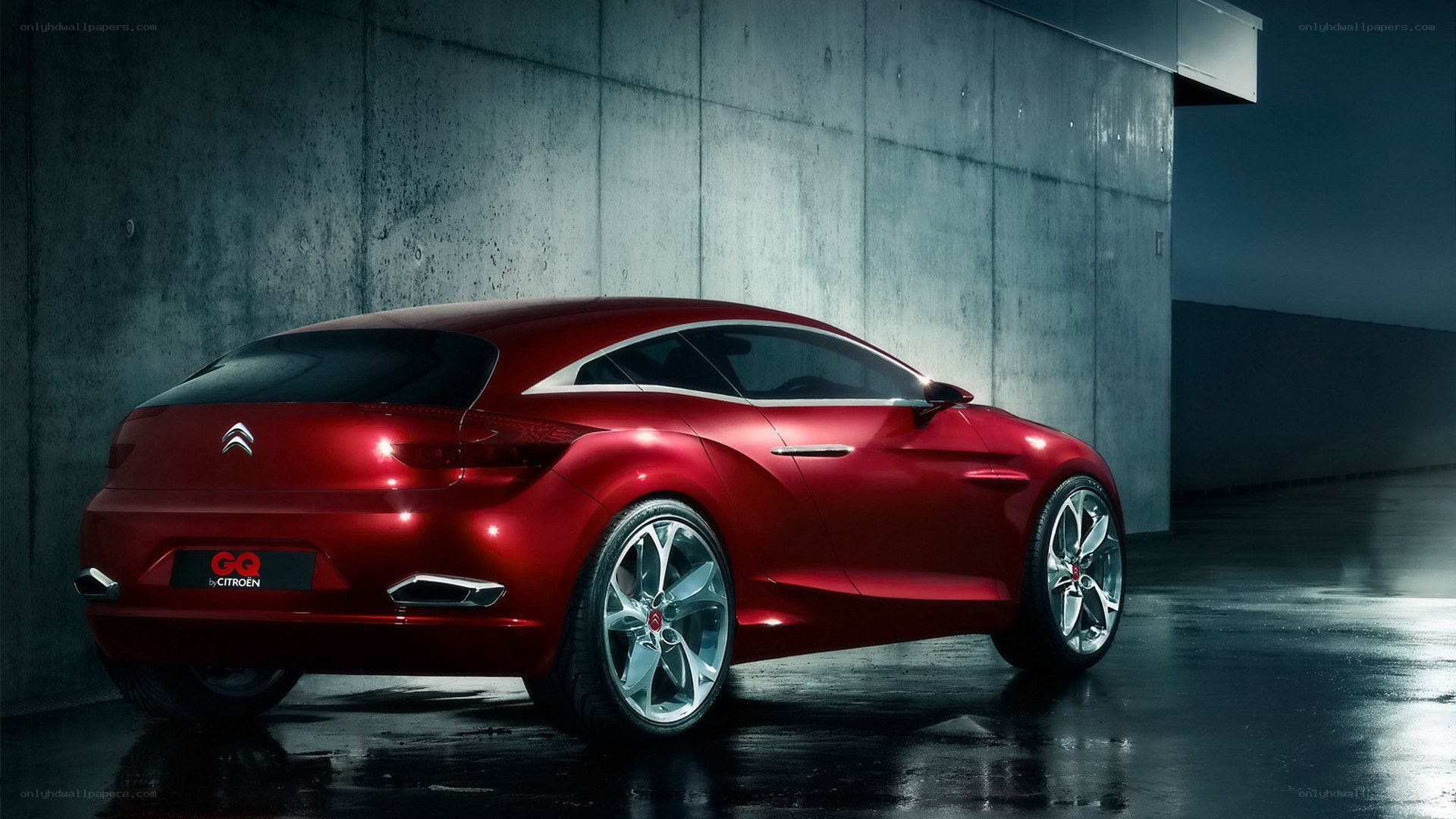Red Citroën concept car
