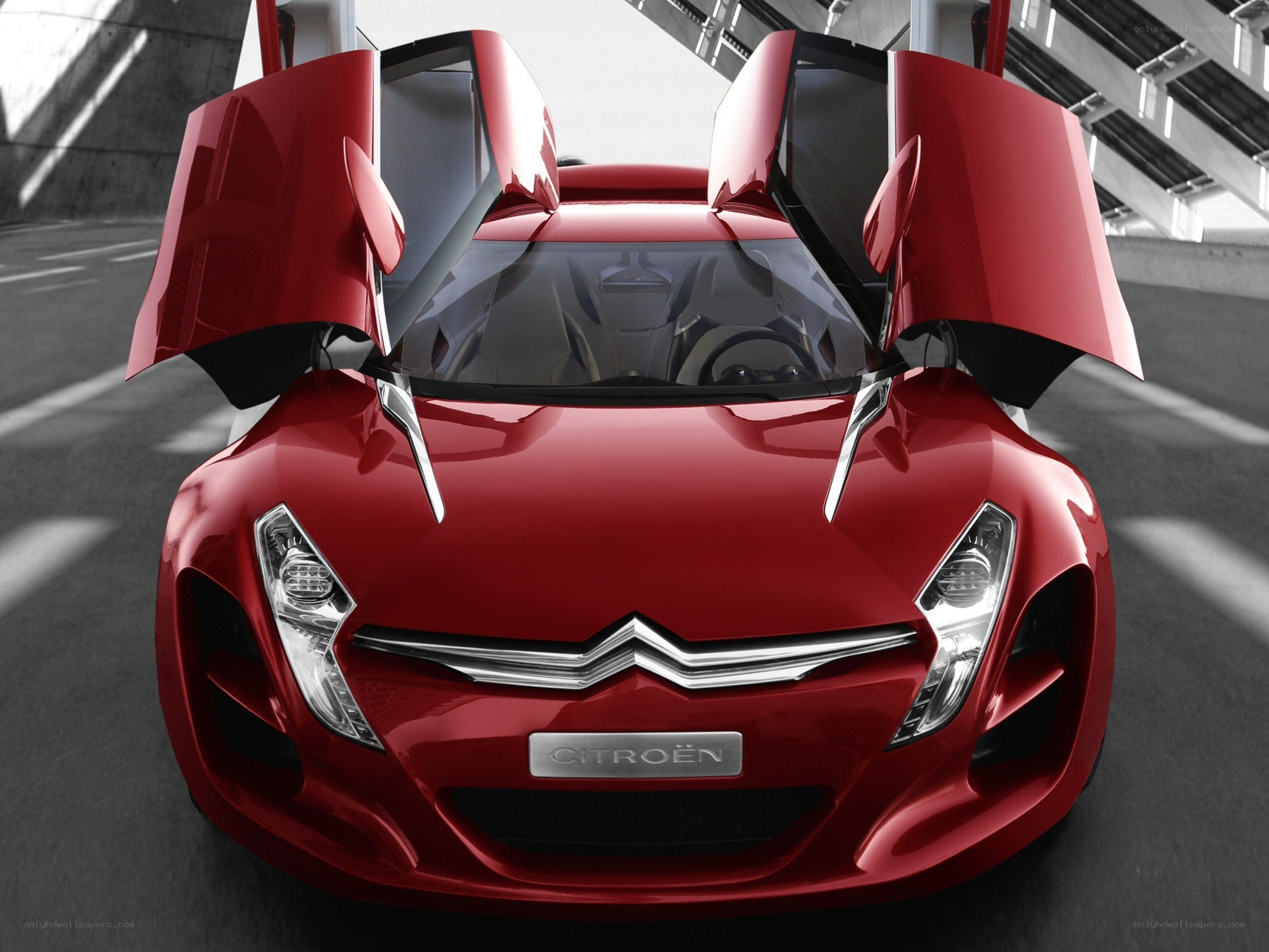 Red Citroën concept car