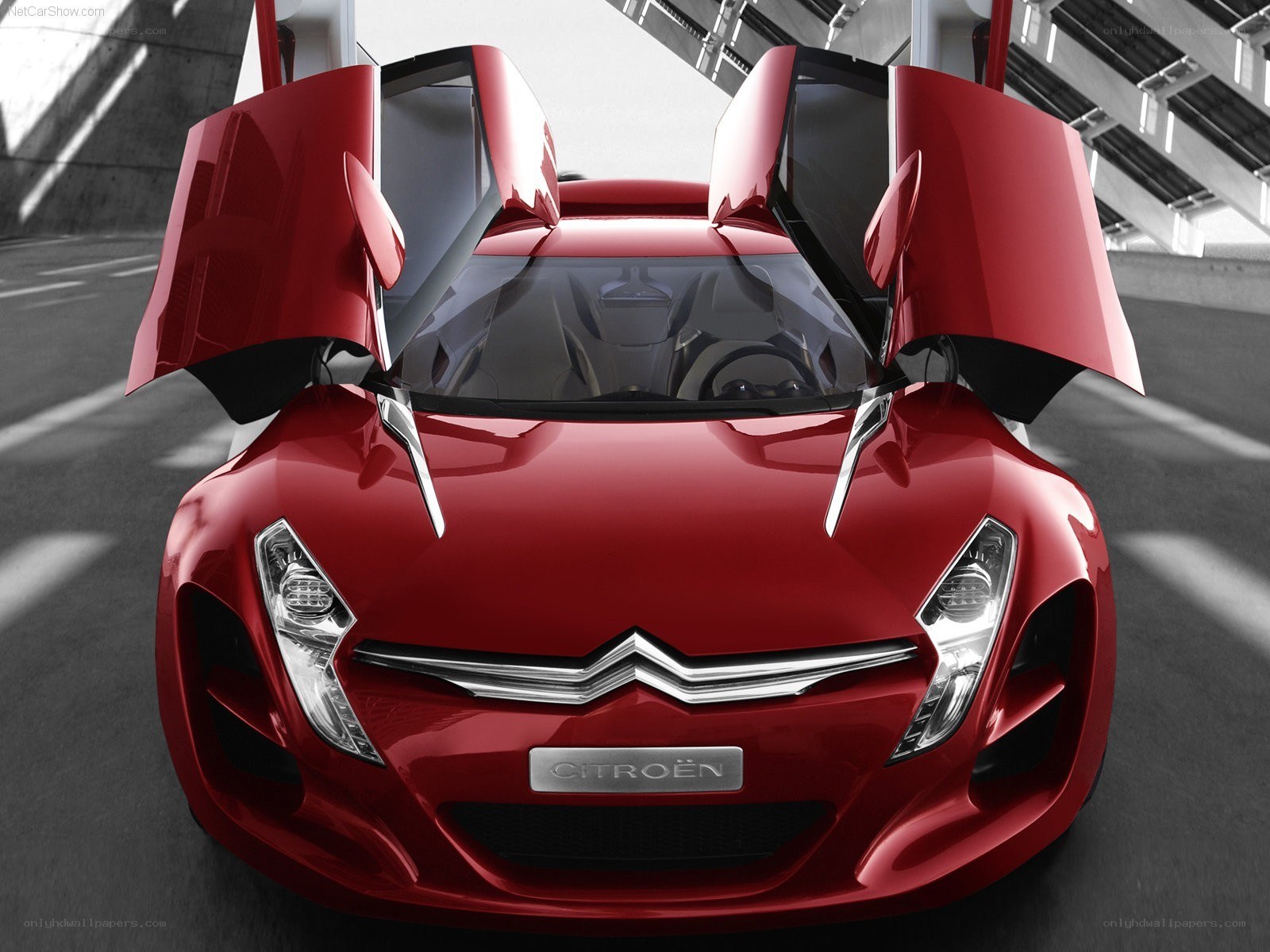 Red Citroën concept car