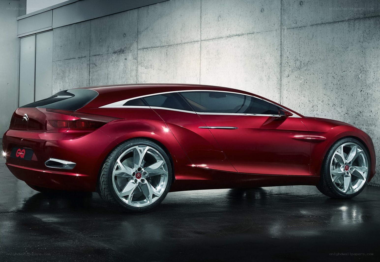 Red Citroën concept car