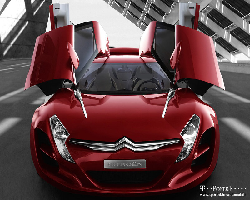 Red Citroën concept car