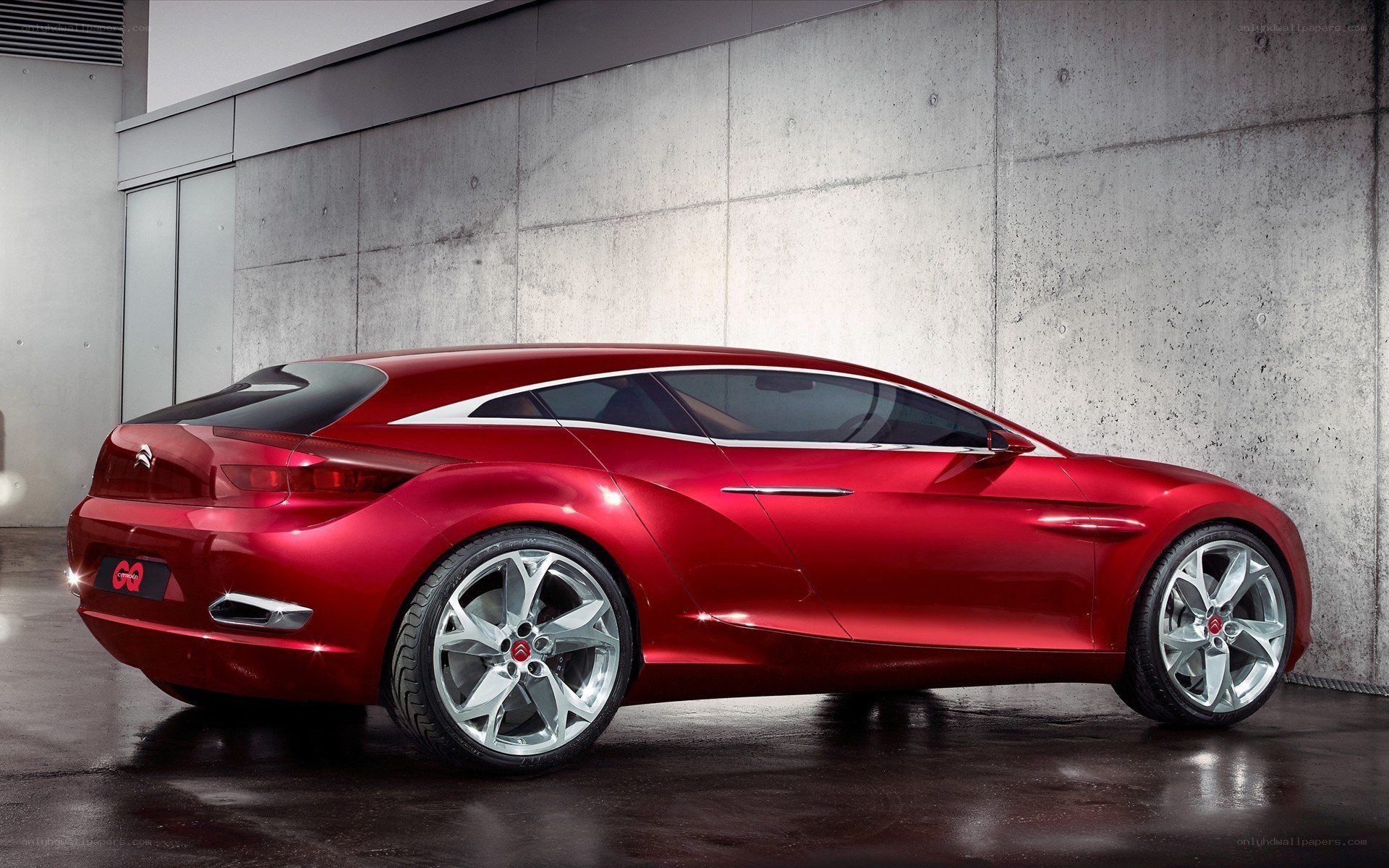 Red Citroën concept car