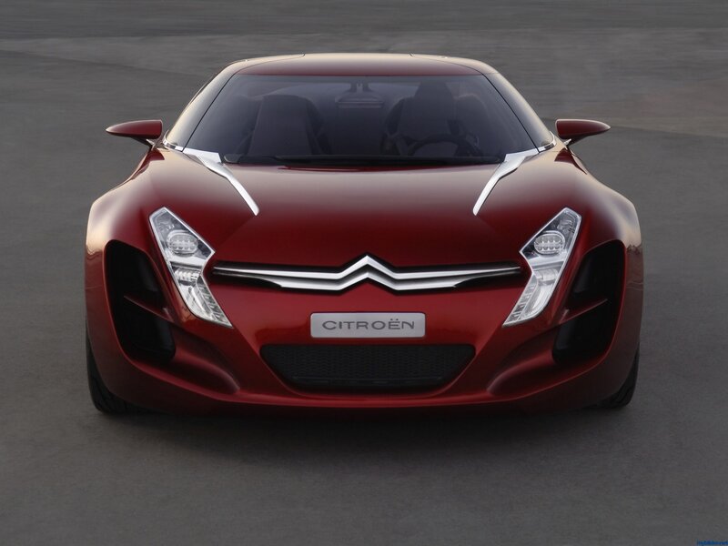 Red Citroën concept car