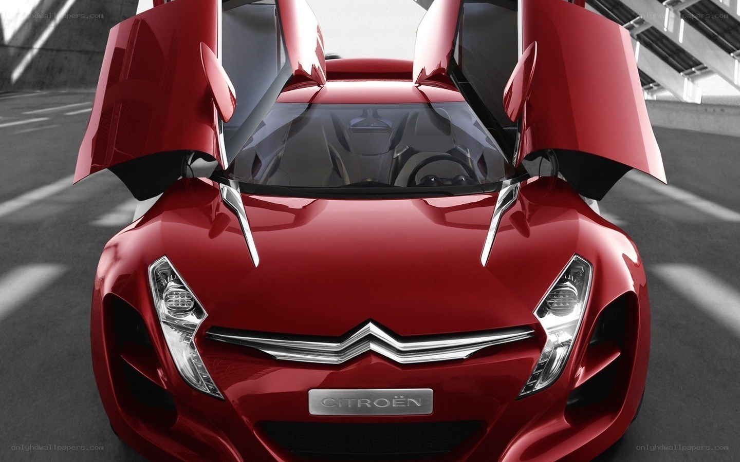 Red Citroën concept car