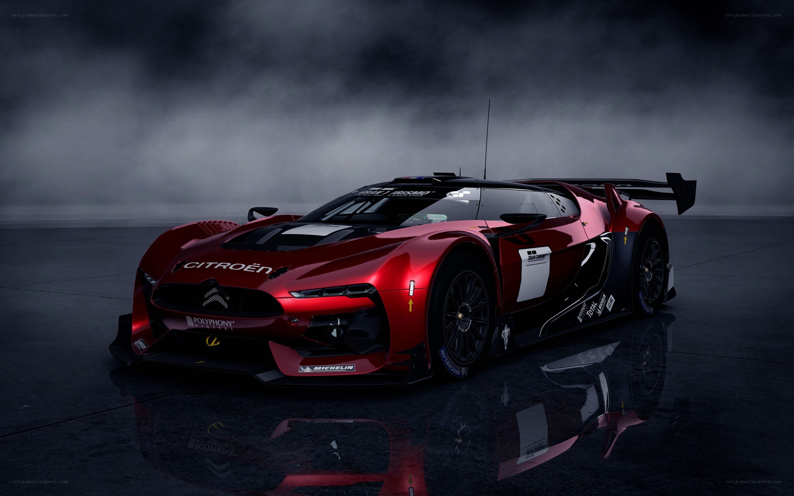 Red Citroën race car