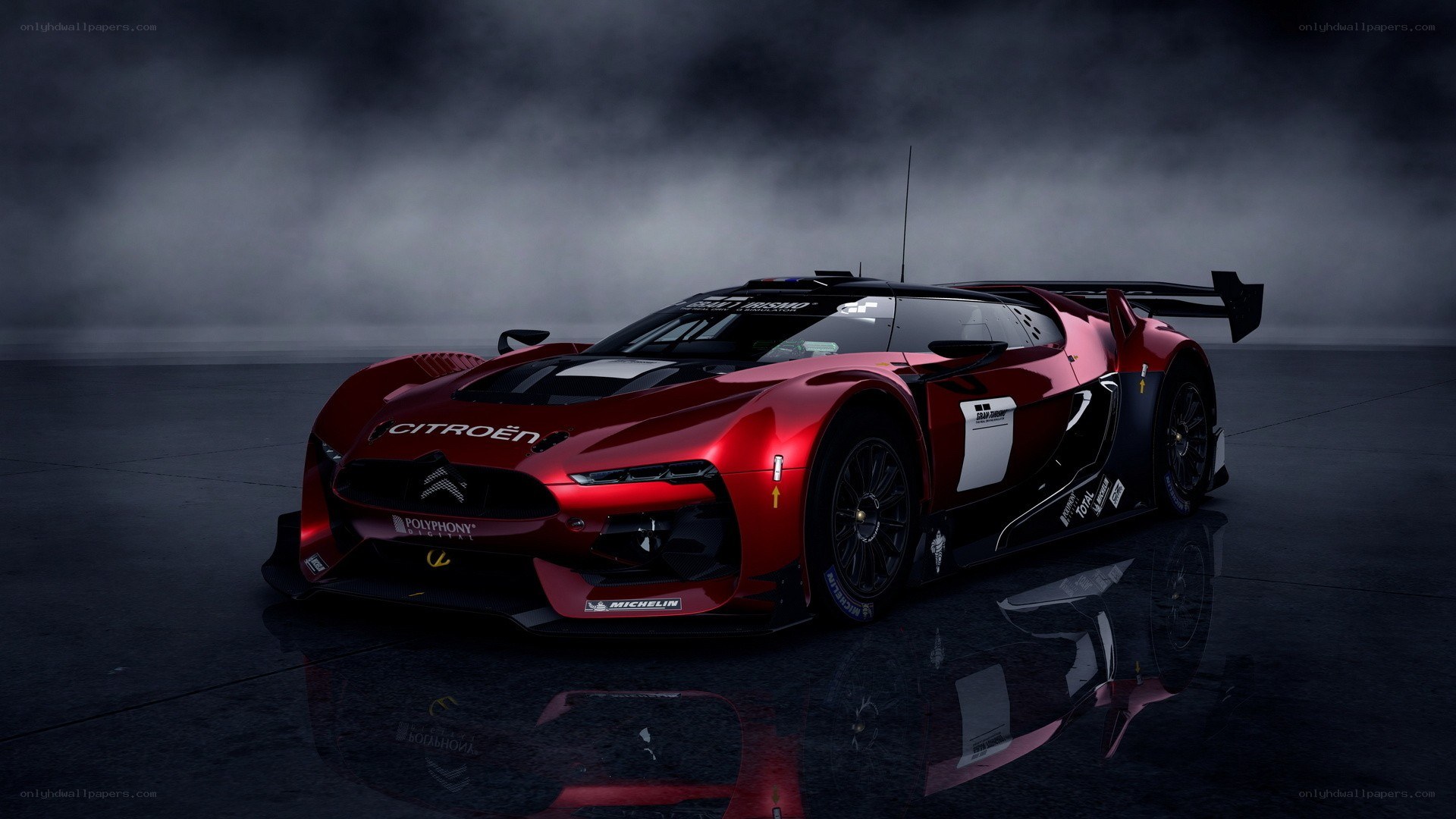 Red Citroën race car