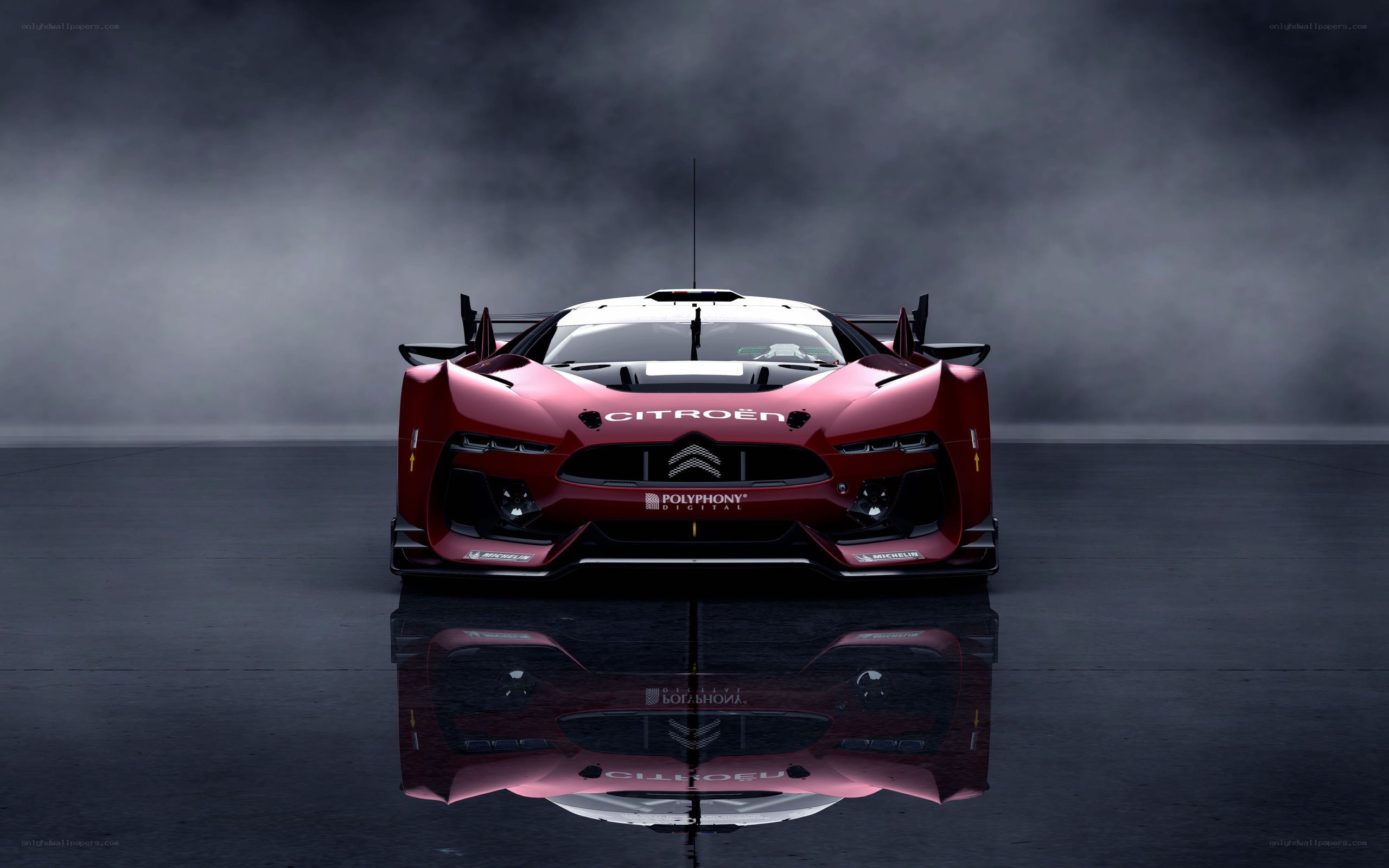 Red Citroën race car