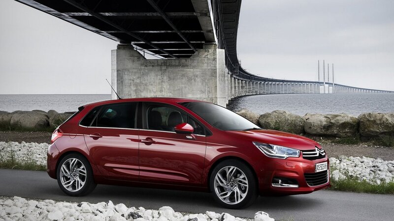 Red Citroen C4 Car — Serene