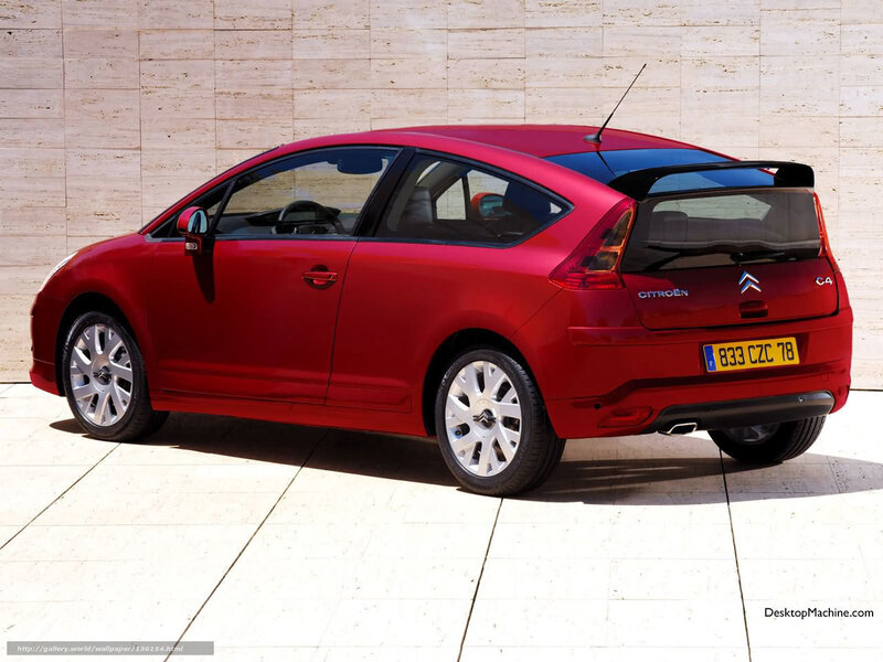 Red Citroen C4 Hatchback — Neutral, Afternoon