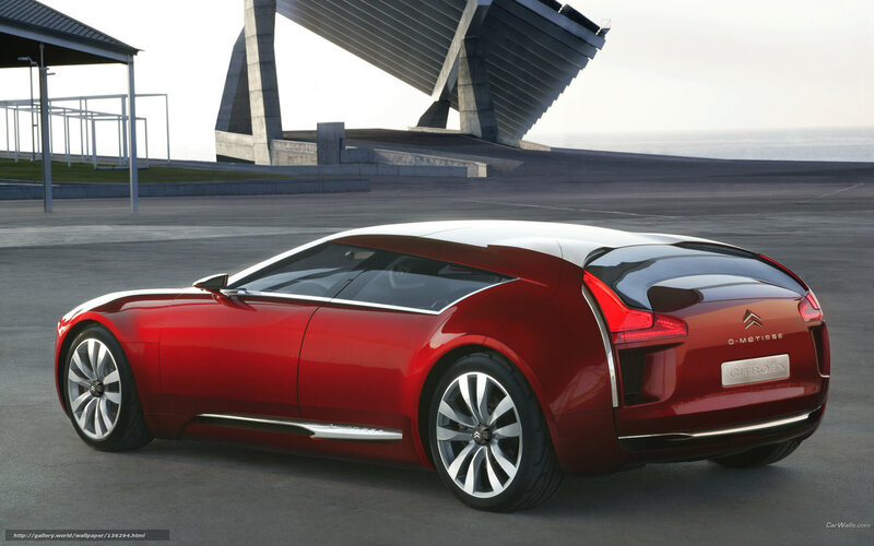 Red Citroen concept car
