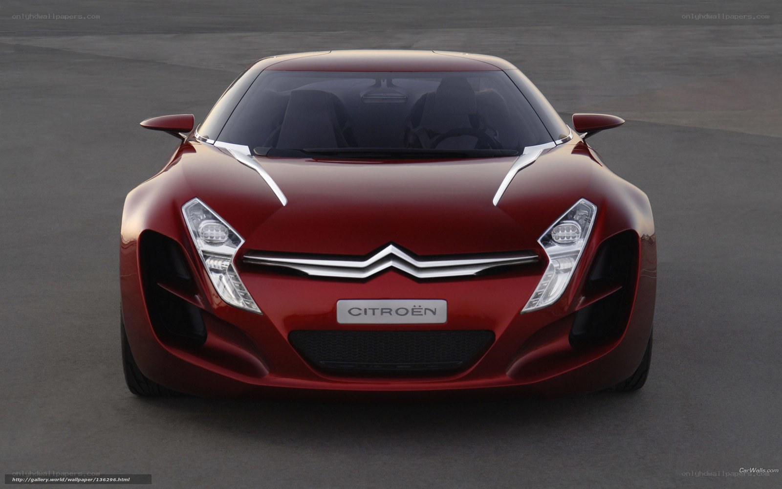 Red Citroen concept car