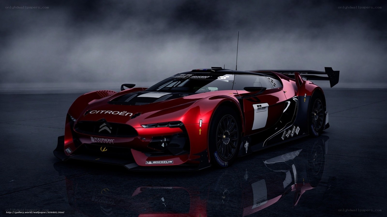 red citroen race car
