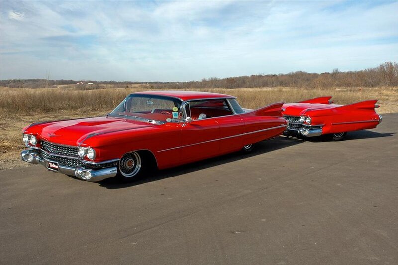 Red Classic Cadillac Cars
