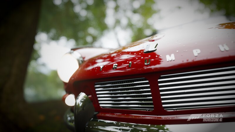 Red Classic Car — Calm, 3d Render