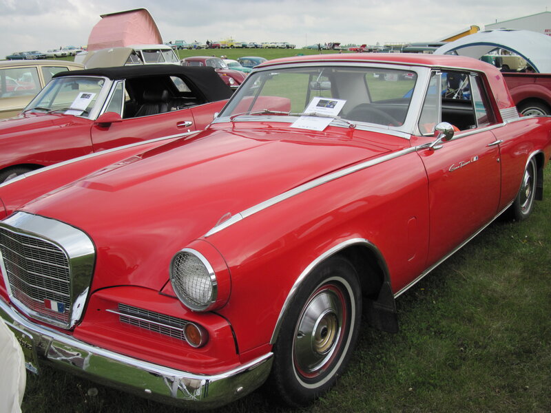 Red Classic Car — Calm, Afternoon, Photograph, Car Show