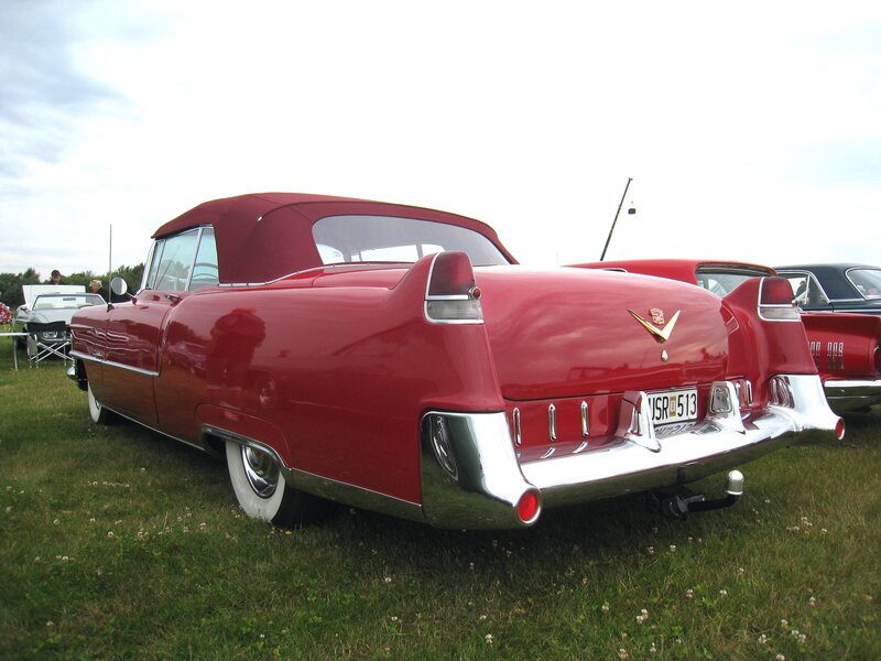 Red Classic Car — Calm, Afternoon, Photograph, Convertible