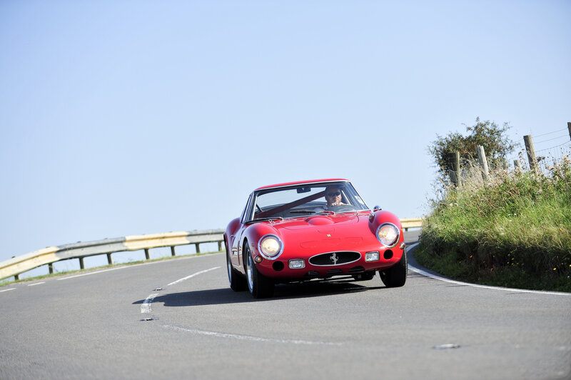 Red Classic Car — Calm, Afternoon, Photograph, Driver