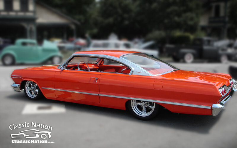 Red Classic Car — Calm, Afternoon, Photograph