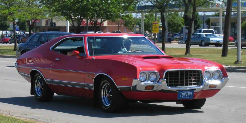 Red Classic Car — Calm, Afternoon, Photograph, Trees