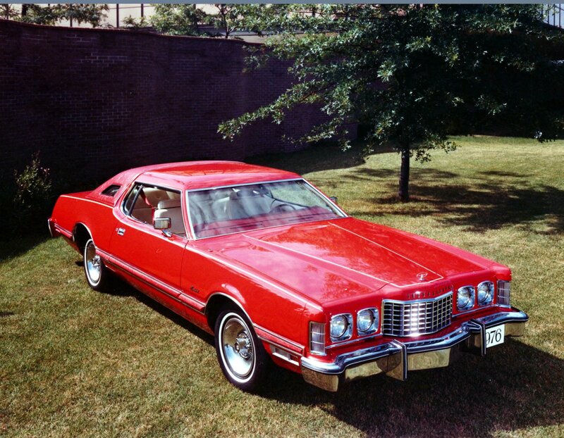 Red Classic Car — Calm, Afternoon