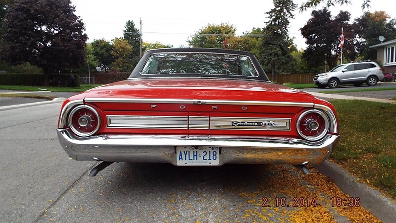Red Classic Car — Calm, Autumn, Photograph, License Plate
