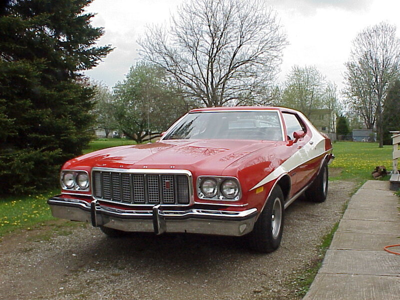 Red Classic Car — Calm, Spring, Photograph, Trees