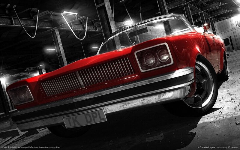 Red Classic Car — Dramatic, 3d Render