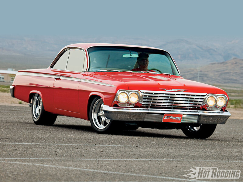 Red Classic Car — Dramatic, Afternoon, Photograph, Man