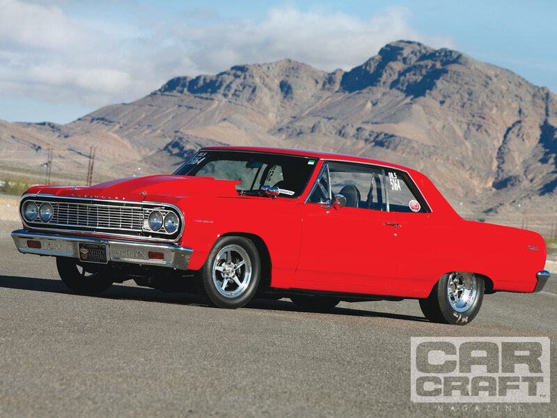 Red Classic Car — Dramatic, Afternoon, Photograph, Mountains, Road