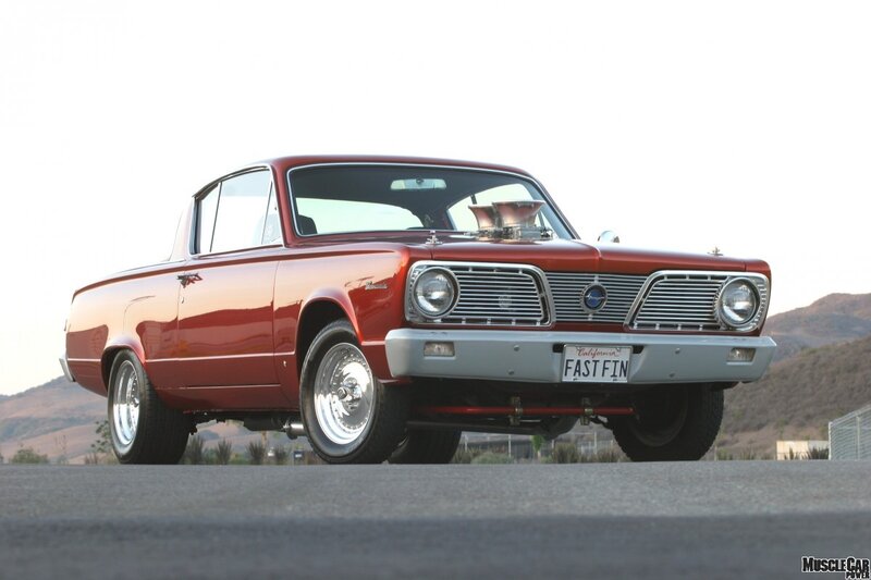 Red Classic Car — Dramatic, Afternoon, Photograph, Mountains