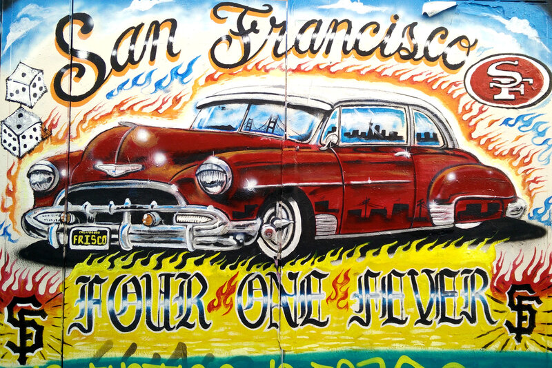 Red Classic Car — Dramatic, Illustration, Dice