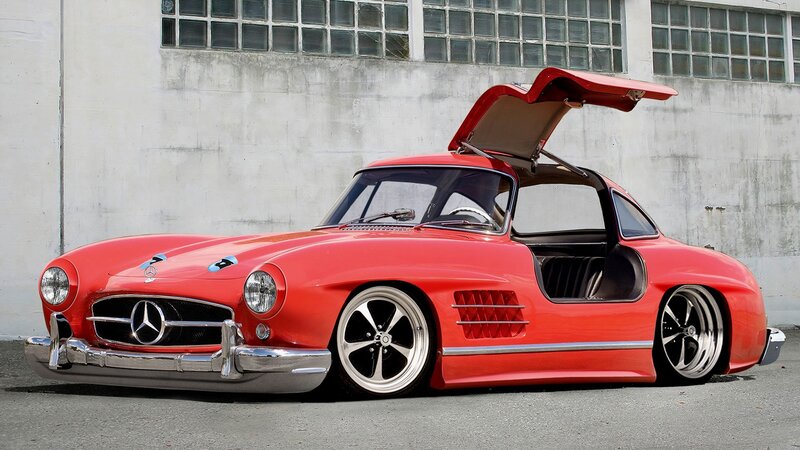 Red Classic Car — Dramatic, Photograph, Car Door, Building