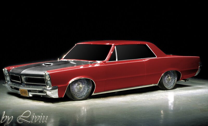Red Classic Car — Dramatic, Photograph, Wheels, Hood