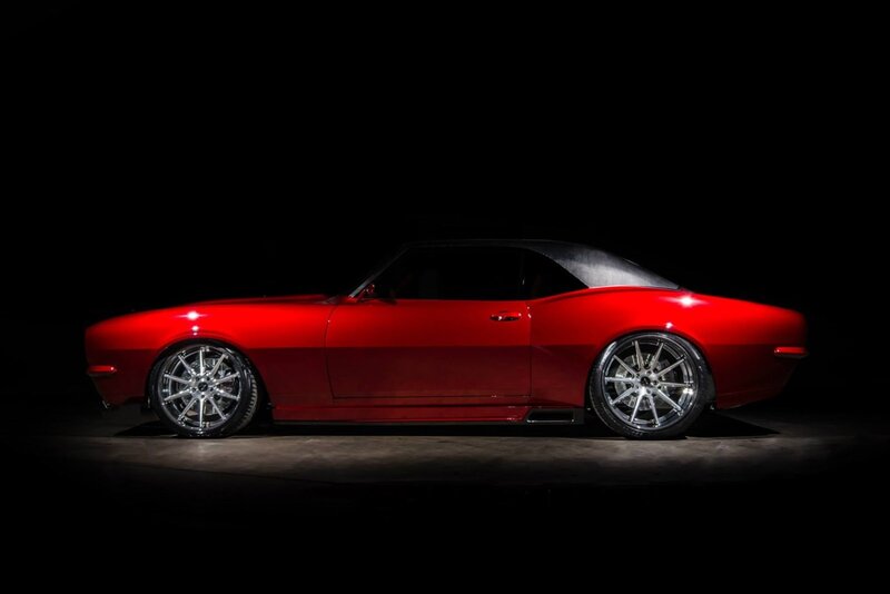 Red Classic Car — Dramatic, Photograph, Wheels