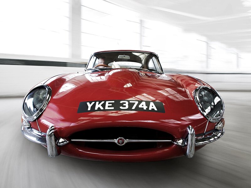 Red Classic Car — Dynamic, Photograph, Driver