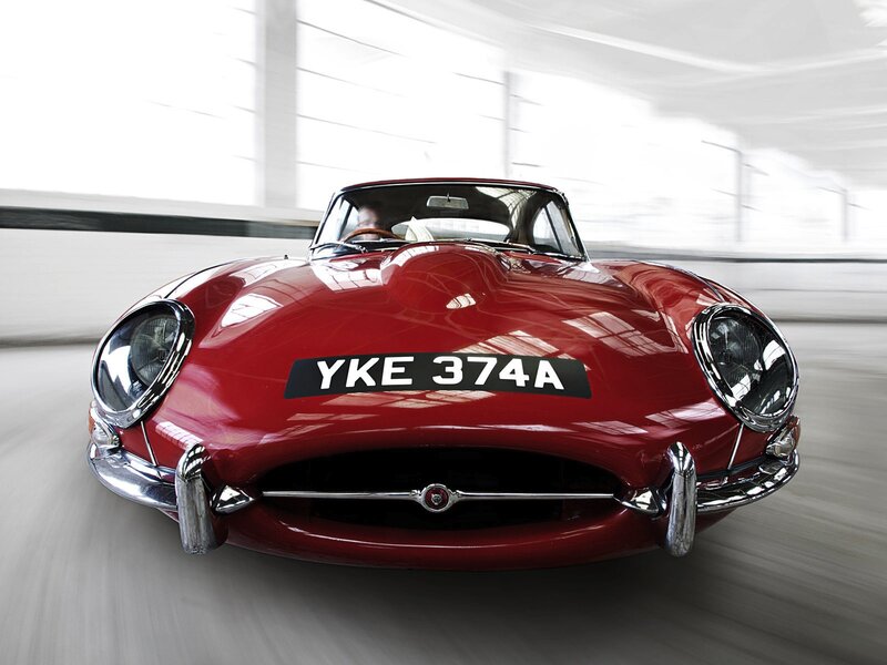 Red Classic Car — Dynamic, Photograph