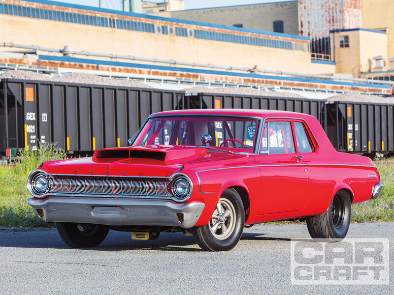 Red Classic Car — Industrial