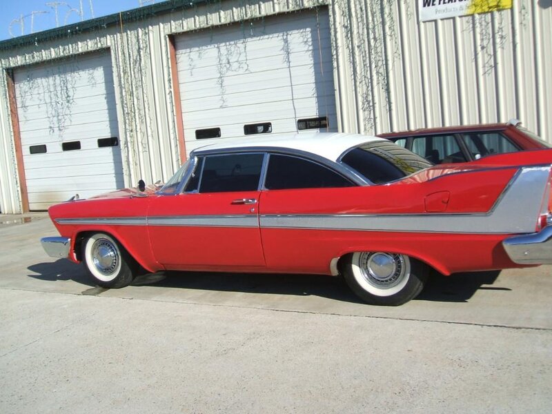 Red Classic Car — Neutral, Afternoon