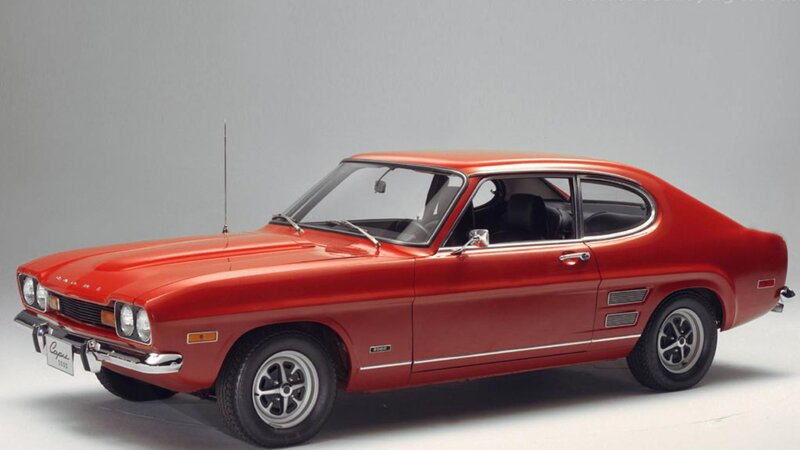 Red Classic Car — Neutral, Photograph, Antenna, Chrome Trim