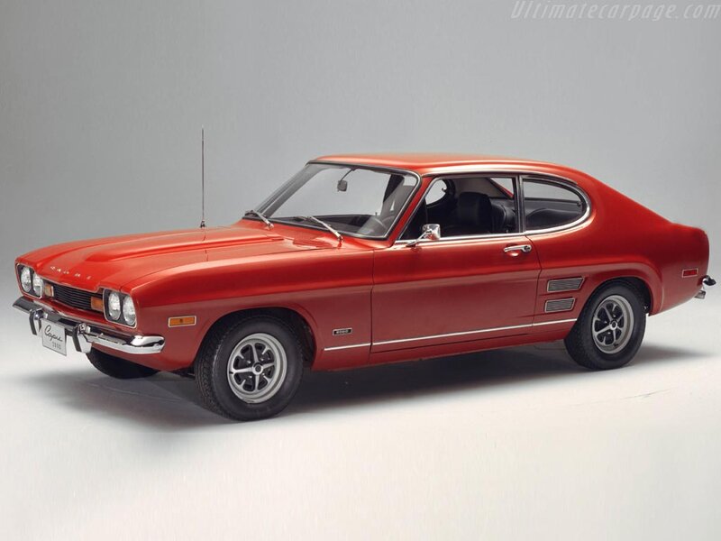 Red Classic Car — Neutral, Photograph, Antenna