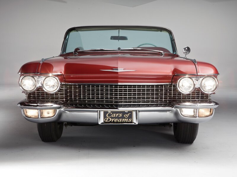 Red Classic Car — Neutral, Photograph, Grille, Headlights, Convertible