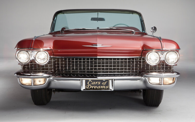Red Classic Car — Neutral, Photograph, Grille