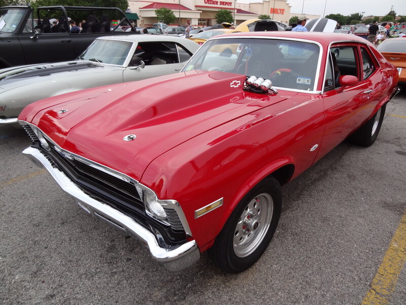 Red Classic Car — Outdoor, Afternoon, Photograph, Car Show, Other Cars
