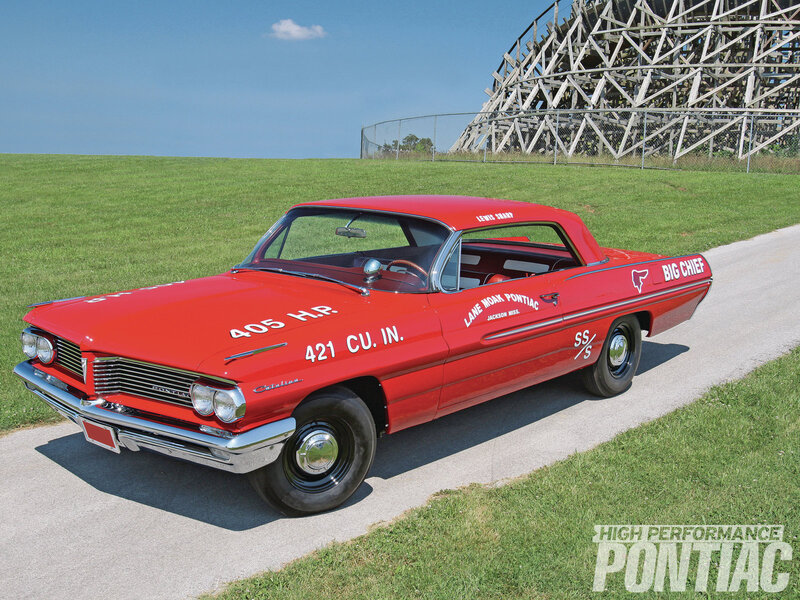 Red Classic Car — Outdoor, Afternoon, Photograph, Roller Coaster