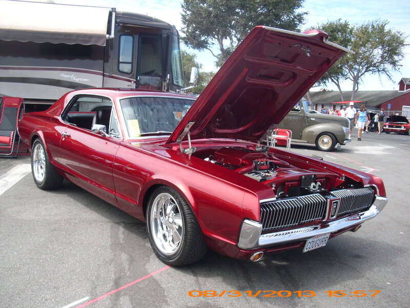 Red Classic Car — Outdoor, Afternoon, Photograph, Rv