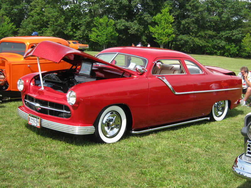 Red Classic Car — Outdoor, Summer