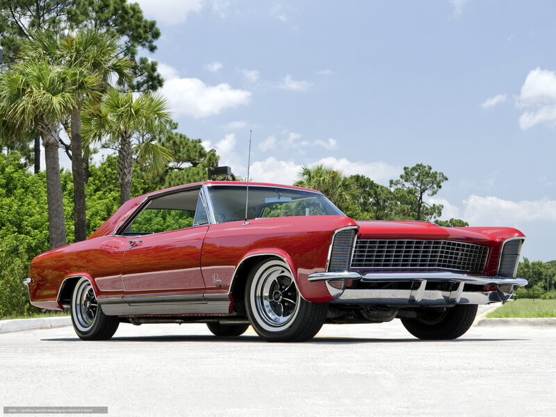 Red Classic Car — Serene, Afternoon, Photograph, Palm Trees, Sky, Gravel